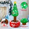 Inflatable Christmas Tree Hot Cocoa Mug Coolers Drink Beverage Inflatable Cooler Christmas Decorations Party Supplies for Home Office Holiday Winter Party Decorations (Tree)